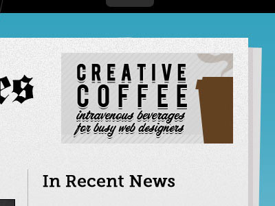 Advert for the new site advert coffee wildfire