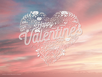 Happy Valentine's dribbbleweeklywarmup grain texture grainy illustration valentines valentinescard valentinesday vector art