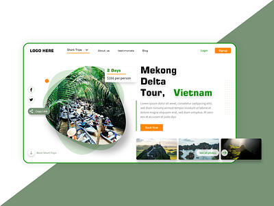 Vietnam tour landing page