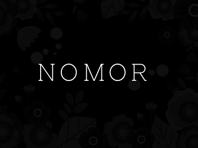 Nomor Serif Typeface