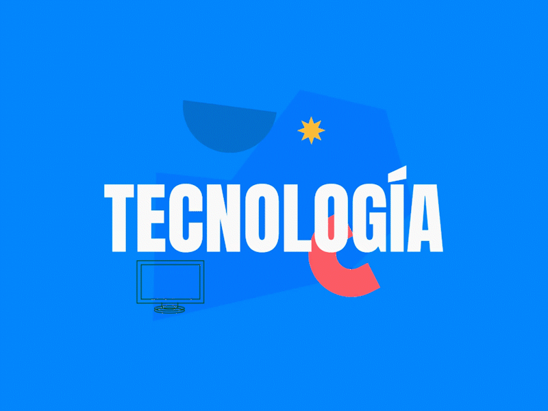#TecnologíaParaTodos 2d animation animation fragments motion graphics tech technology vector