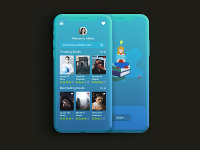 Book Store App Design book store ecommerce app design