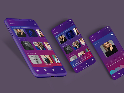 Music Streaming App Design