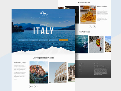 Vertigo Travel Website Design