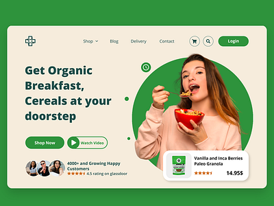 UX/UI for Breakfast Cereal Company