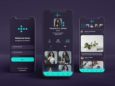 UX/UI for Social Media Communication App