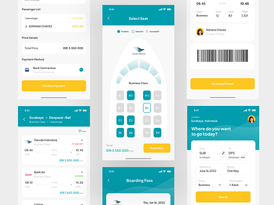 Flight Booking Ticket App app booking design flight icon mobile mobileapp ticket ticketapp transportation typography ui uidesign uiuxdesign ux vector