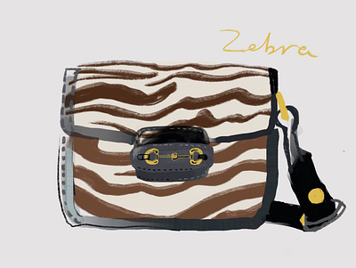 Zebra bag coutureillustration fashion fashion brand fashion design fashion illustrator fashionillustration illustration procreate zebra