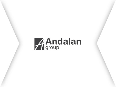 Andalan group abstract business company concept corporate creative design element icon idea identity illustration logo modern shape sign symbol template vector web