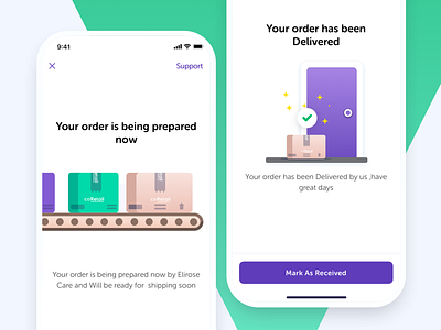 Delivery state illustrations - Popup Shops Platform