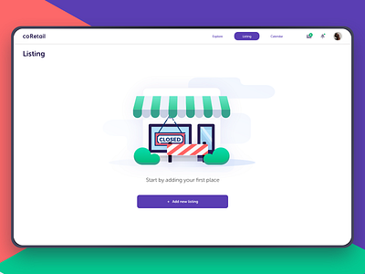 Start by Adding Your Store for Renting - Popup Shops Website