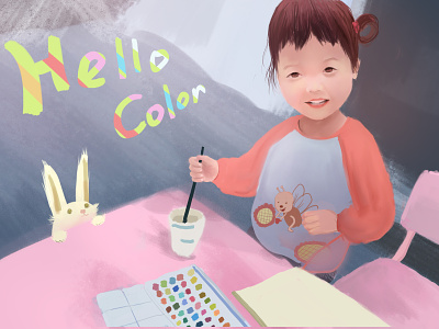 Hello Color illustration