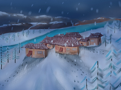 Winter illustration