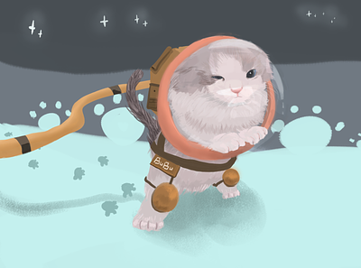 Space Cat illustration