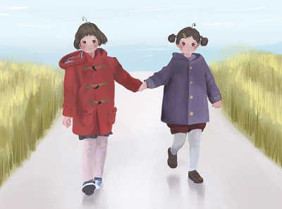 Sisters illustration