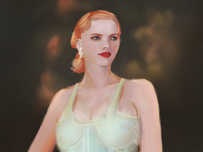 Scarlett Johansson illustration