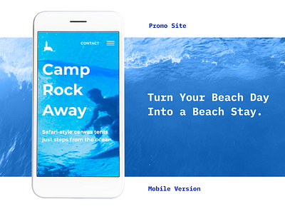 Promo Site (Mobile Version) for the basecamp