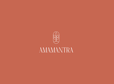 AMAMANTRA - logotype branding design logo typography