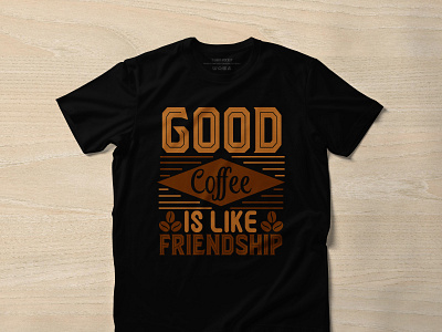 good coffee is like friendship cut files design icon illustration illustrator logo svg design tshirtdesign typography vector