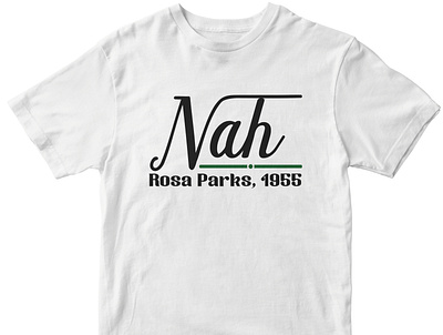 nah rosa parks 1955 cut files design icon illustration illustrator logo svg design tshirtdesign typography vector