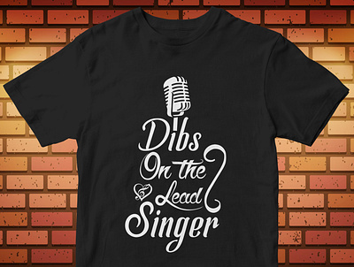 dibs on the lead singer cut files design icon illustration illustrator logo svg design tshirtdesign typography vector