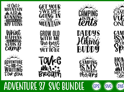 Adventure 37 Svg Bundle animation free svg quotes graphic design motion graphics