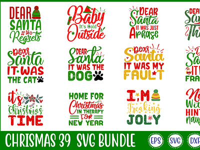 Chrismas 39 Svg Bundle