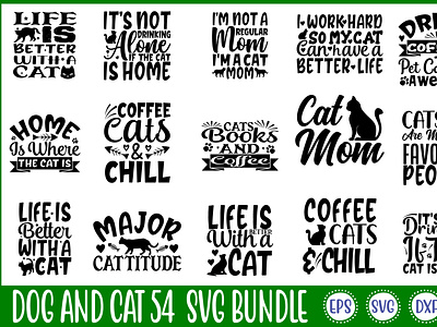 Dog And Cat 54 Svg Bundle