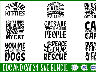 Dog And Cat 54 Svg Bundle