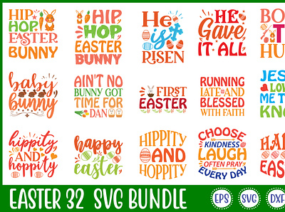 Easter 32 Svg Bundle free svg quotes graphic design motion graphics