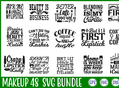 Makeup 48 Svg Bundle free svg quotes graphic design motion graphics