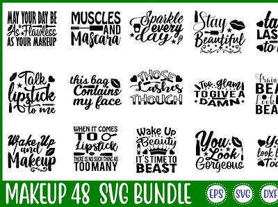 Makeup 48 Svg Bundle free svg quotes graphic design motion graphics