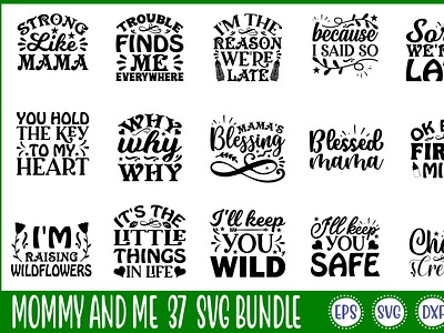 Mommy And Me 37 Svg Bundle