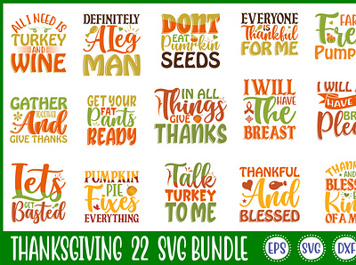 Thanksgiving 22 Svg Bundle free svg quotes graphic design