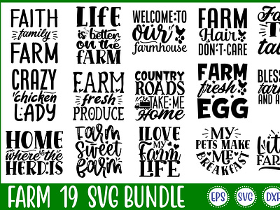 Farm 19 Svg Bundle