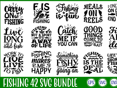 Fishing 42 Svg Bundle