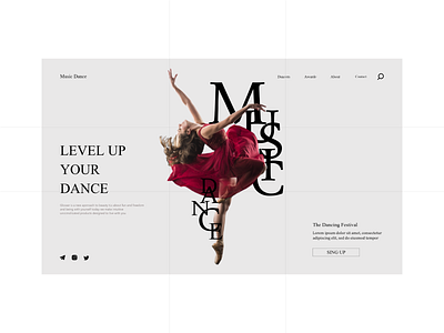 Music dance website concept dance iran ui ui design uiux ux uxdesign uxui web web design website website concept