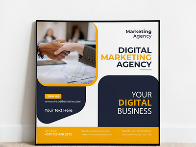 Digital Marketing Agency Social Media Post Banner Design