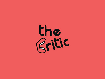 The Critic creative critic criticism critics critique design design for good flat graphic design logo logo ideas logo type logodesign logos minimalist logo modern logo nskarts unique logo