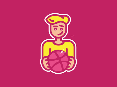 Dribbble's First Draft Shot By Nsk