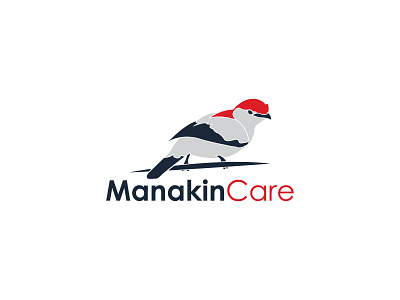 Manakin Care bird bird logo birds branding graphicdesign icon illustration illustrator logo logo type logodesign minimalism unique vector vector art