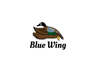 Blue Wing bird bluewing design design for good digital duck ducks flat graphicdesign illustration logo logodesign nsk vector