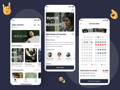 Movie ticket booking app