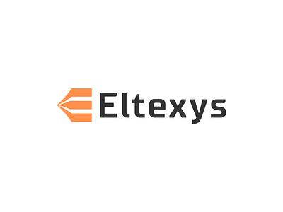 Eltexys logo option chart finance geometric logo modern simple