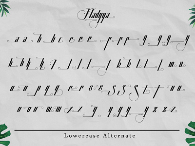 Alternate - Nadyya Display Font