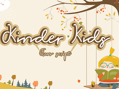 Kinder Kids - Handwritten Script Font