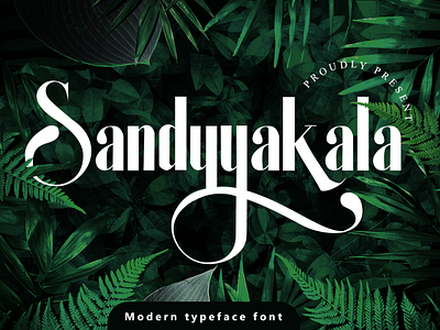 Sandyyakala - Modern Sans Font