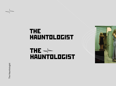 The Hauntologist, branding branding design graphic design logo