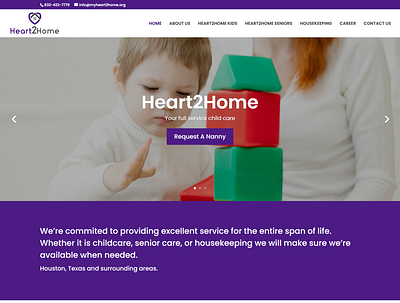 Heart2Home-Housekeeping and Nursing Services website website design wordpress wordpress blog wordpress design wordpress development wordpress theme wordpress website