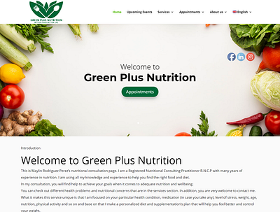 Green Plus Nutrition website website design wordpress wordpress blog wordpress design wordpress development wordpress theme wordpress website